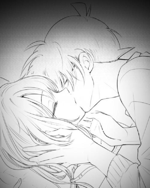 柯南北川雪情侣图片 柯南壁纸合照