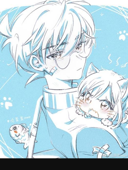 柯南北川雪情侣图片 柯南壁纸合照