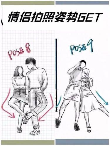 情侣姿势大全图解 情侣照相姿势