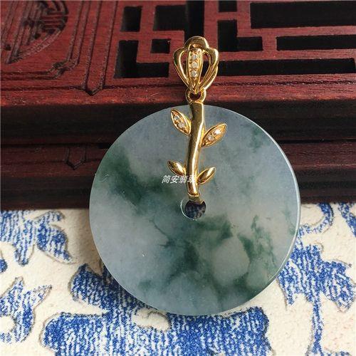 翡翠情侣款吊坠图片 情侣玉坠款式图片