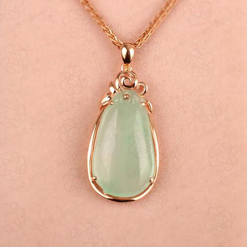 翡翠情侣款吊坠图片 情侣玉坠款式图片