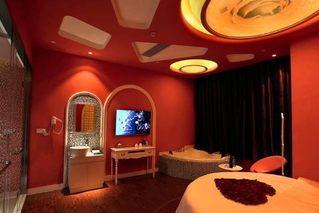 情侣酒店客房图片 情侣主题客房图片