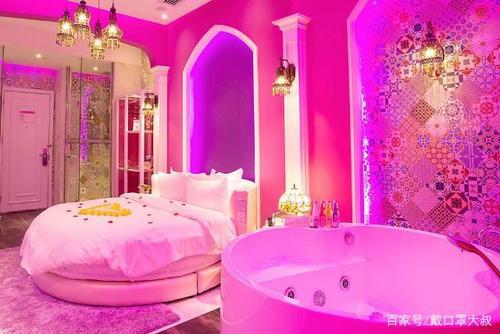 情侣酒店客房图片 情侣主题客房图片