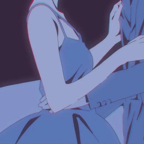 情侣一人一半分开图片 情侣头像图片两张分开一人一半