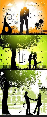 情侣素材图 情侣壁纸素材