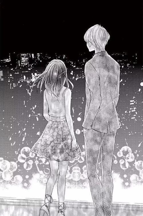 情侣黑白图 情侣背景图黑白