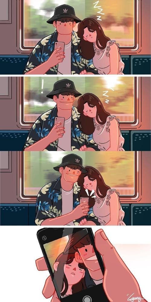 情侣日常图片动漫 情侣图片大全动漫可爱图片