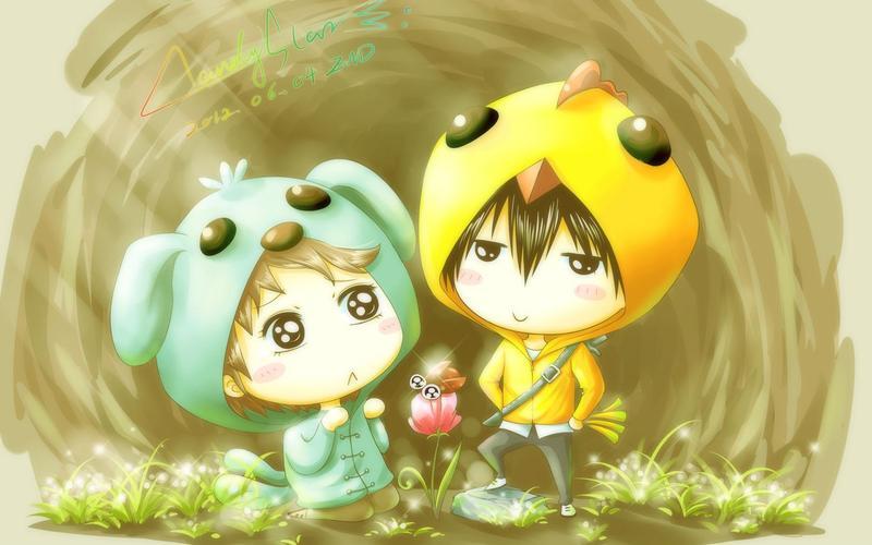 卡通可爱情侣图片 情侣图高清卡通可爱