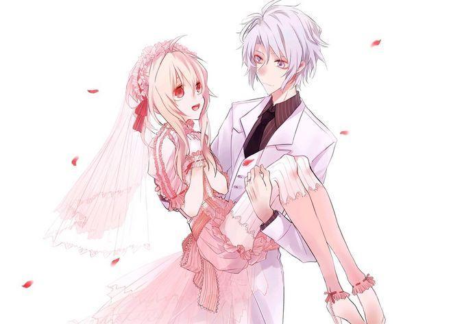 动漫情侣底图 情侣动漫图片