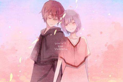 情侣聊天背景图动漫 情侣聊天背景图可爱卡通