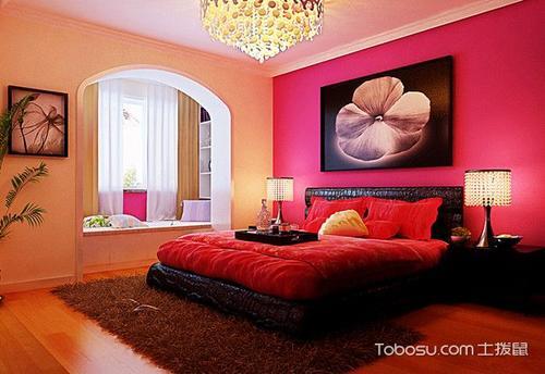 情侣卧室装修效果图 情侣房子装修图片大全