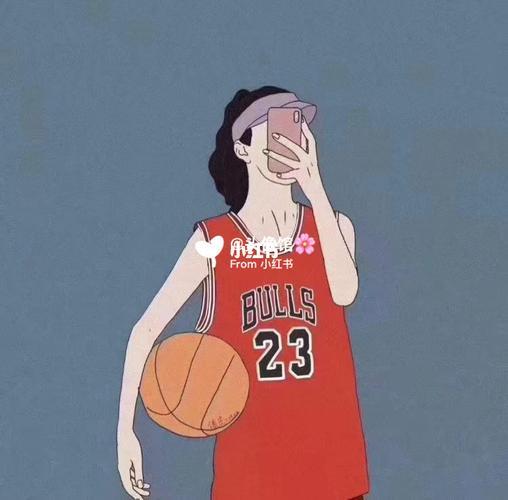 篮球动漫情侣图 动漫打篮球情侣头像高清图片