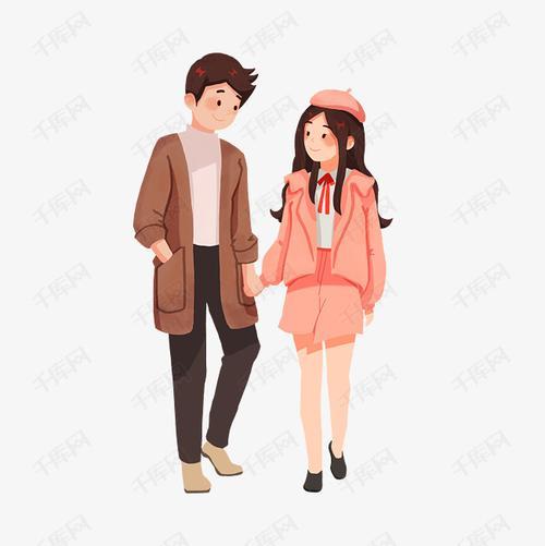 情侣贴图素材 卡贴情侣图片素材