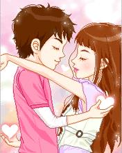 情侣背景动态图 头像情侣动态图片