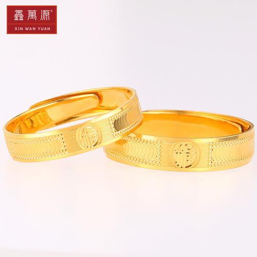 金戒指情侣款式图片 个性黄金戒指款式图片