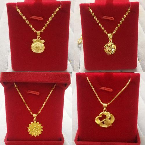 情侣金项链图片 情侣项链图片大全