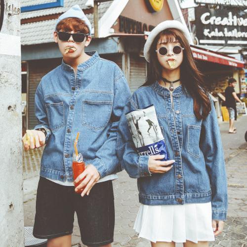 牛仔衣服情侣图片 情侣牛仔裤