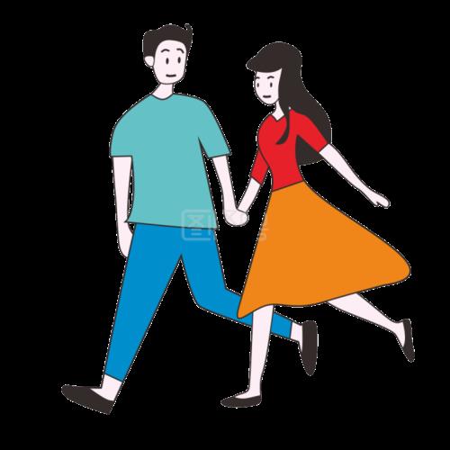 卡通人物图片情侣 情侣图片可爱