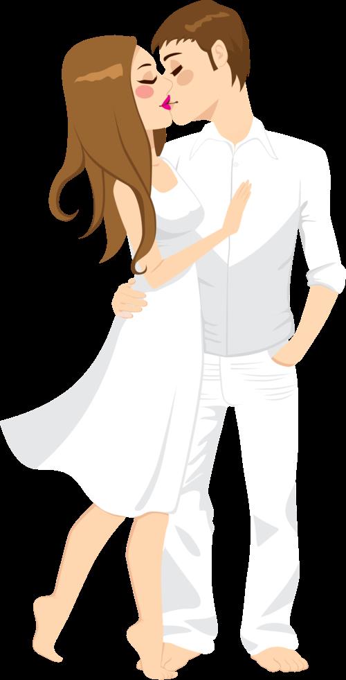 卡通男女情侣图片 一对情侣图片卡通