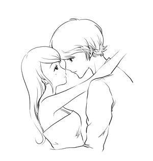 情侣图片绘画 情侣画画图片大全集简单