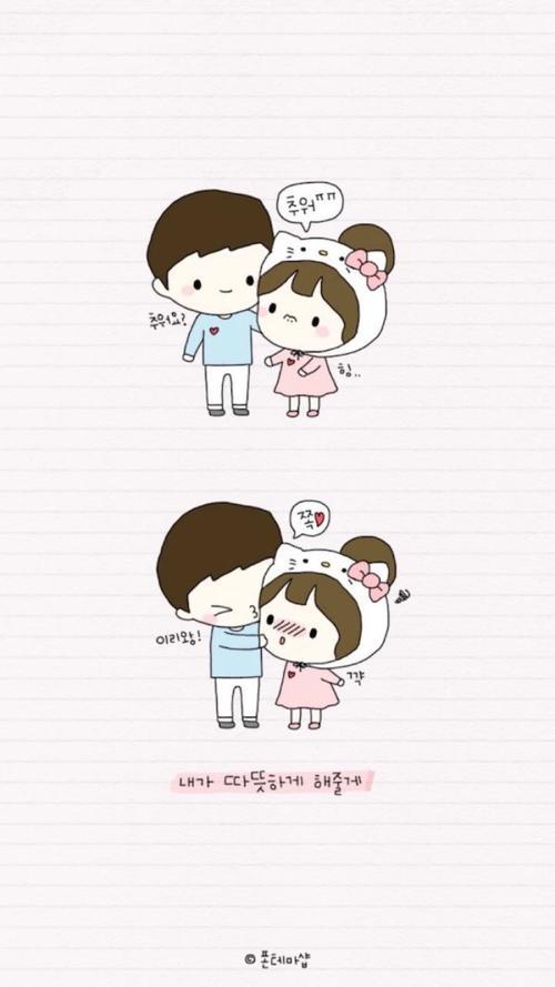 图片可爱情侣 可爱卡通情侣图片