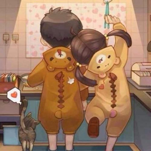 图片可爱情侣 可爱卡通情侣图片