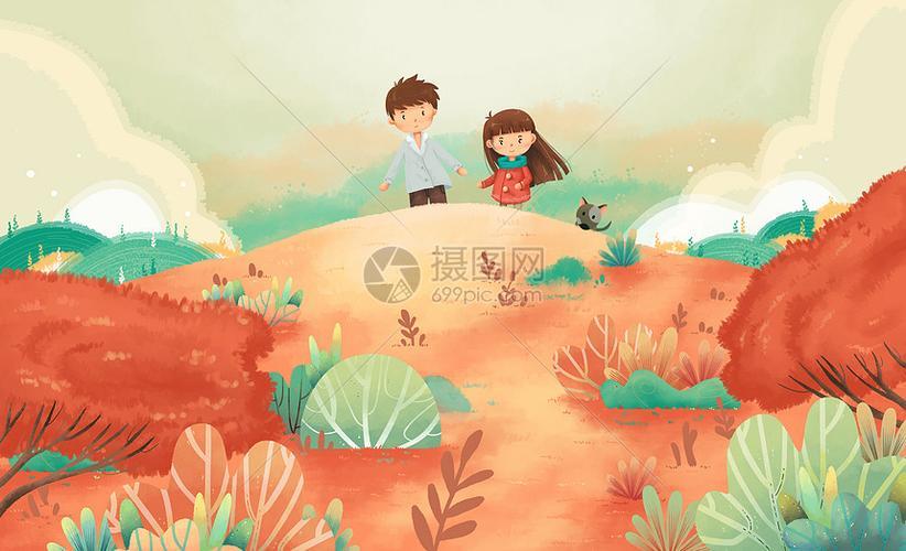 秋天情侣图片 秋天情侣头像