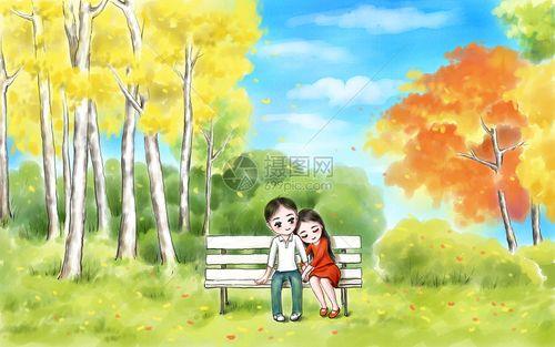 秋天情侣图片 秋天情侣头像