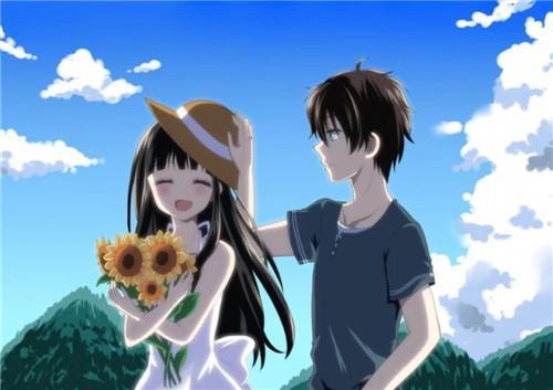 感人情侣动漫图片 温馨情侣图片动漫图片