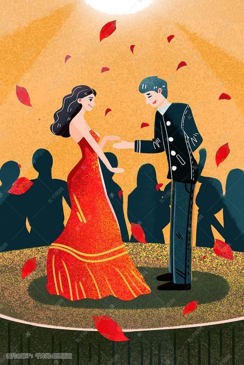 情侣跳舞的图片唯美 最美的情侣舞蹈