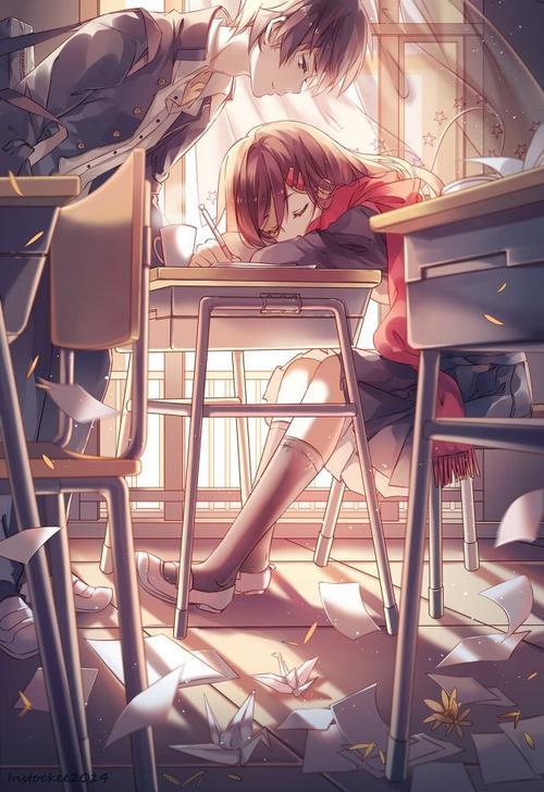 动漫情侣的图片 情侣图片大全动漫可爱图片