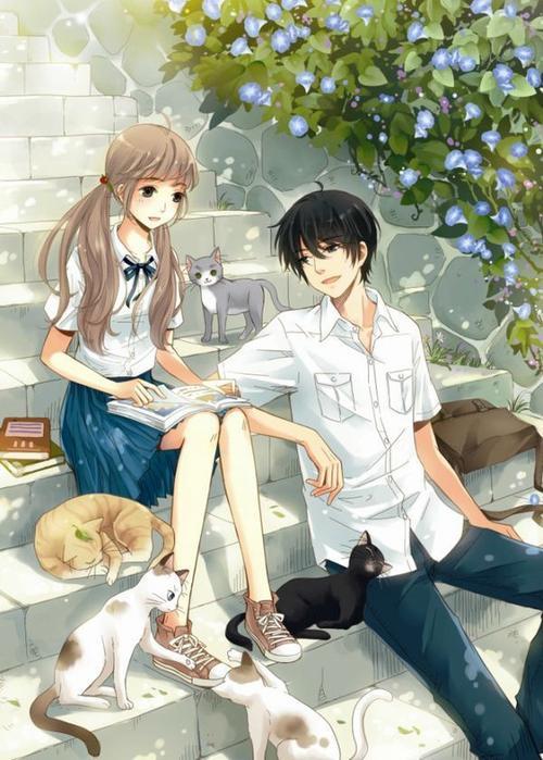 动漫情侣的图片 情侣图片大全动漫可爱图片