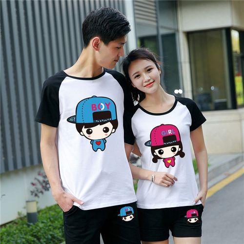 好看的情侣服装图片大全 情侣衣服图案大全图片