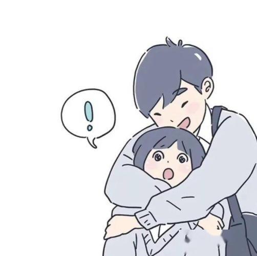 可爱情侣卡通图片一对 卡通可爱双人情侣图