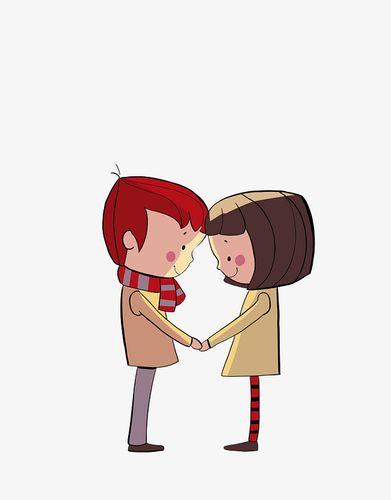 动漫情侣深情对望图片 情侣面对面相望的图片动漫