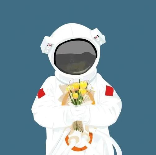 太空人情侣图片 太空人情头图片