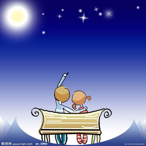 情侣看星空的图片 情侣夜空看星星的图片