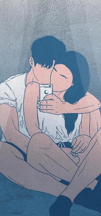 情侣日常图 浪漫情侣日常图片