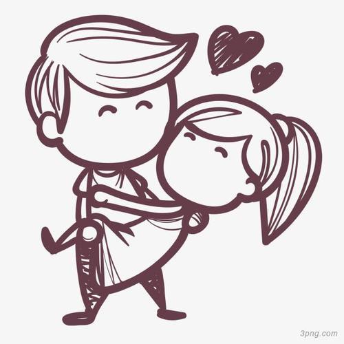 情侣水粉画图片大全 浪漫水粉画图片