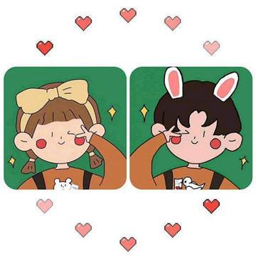 情侣图两张一对 情侣图片两个人