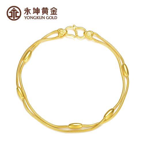 情侣黄金手链款式图片和价格 情侣金戒指款式图片