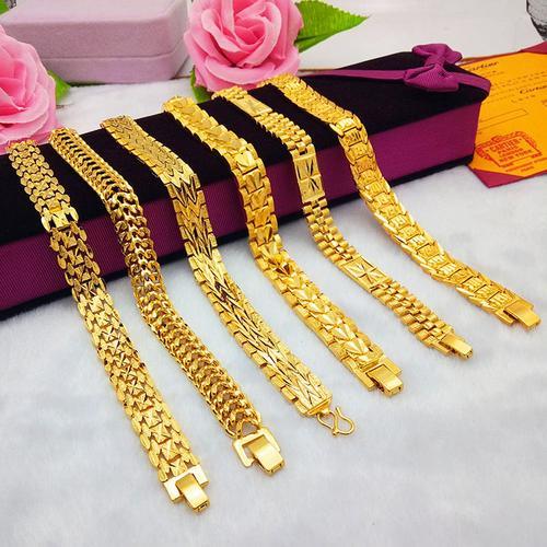 情侣黄金手链款式图片和价格 情侣金戒指款式图片