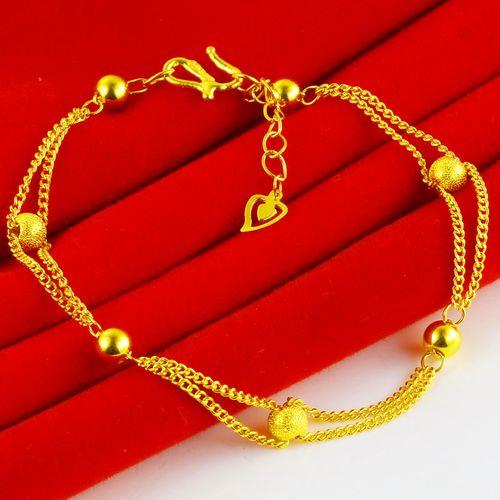 情侣黄金手链款式图片和价格 情侣金戒指款式图片