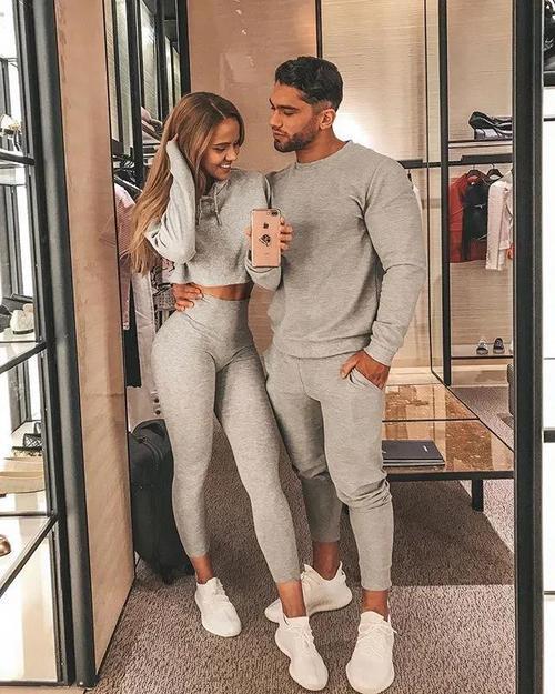 健身情侣图片高清 健身情侣合照