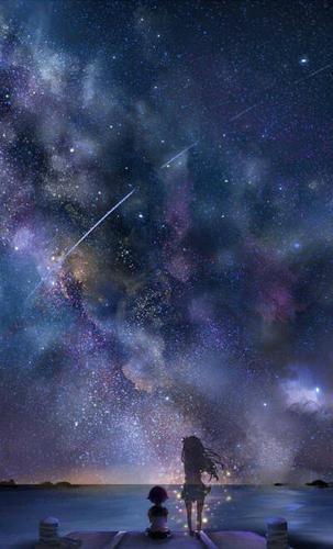 星空图片情侣 浪漫星空图片情侣