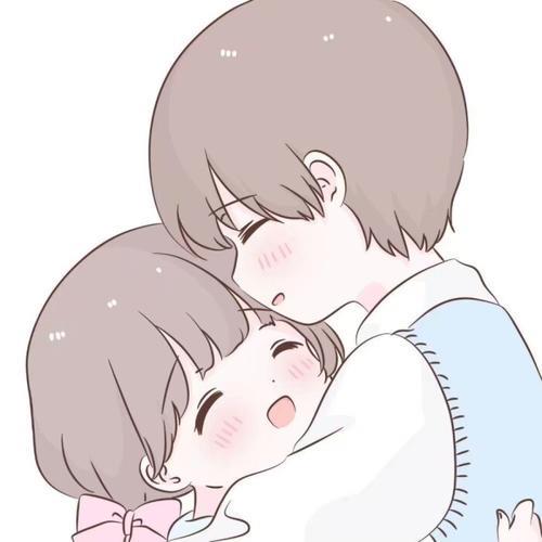 一对情侣图片卡通 两个人的情侣图片卡通