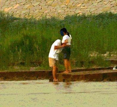 情侣公园图片 情侣图片风景