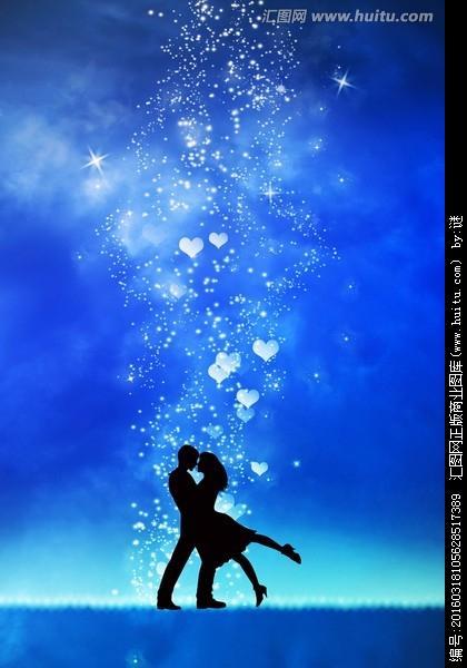 浪漫星空情侣图片 浪漫的背景图片情侣星空