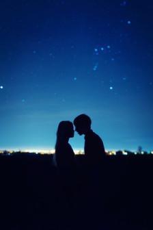浪漫星空情侣图片 浪漫的背景图片情侣星空