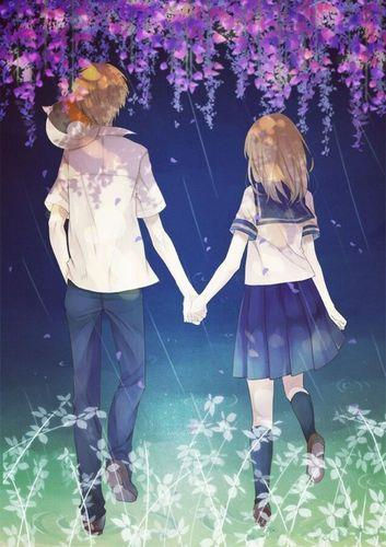 情侣背影图片卡通 情侣图片大全背影